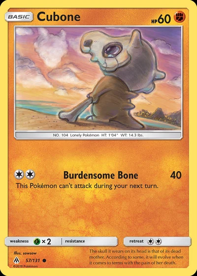 Cubone – Forbidden Light nr 057/131 (Standard)