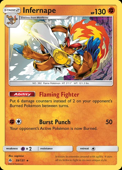 Infernape – Forbidden Light nr 059/131 (Standard)