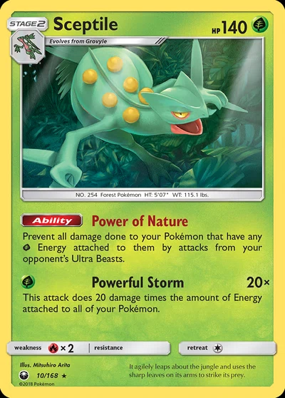 Sceptile – Celestial Storm nr 010/168 (Standard)