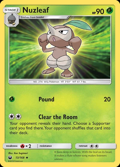 Nuzleaf – Celestial Storm nr 013/168 (Standard)