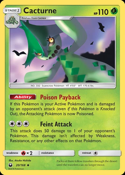 Cacturne – Celestial Storm nr 020/168 (Standard)