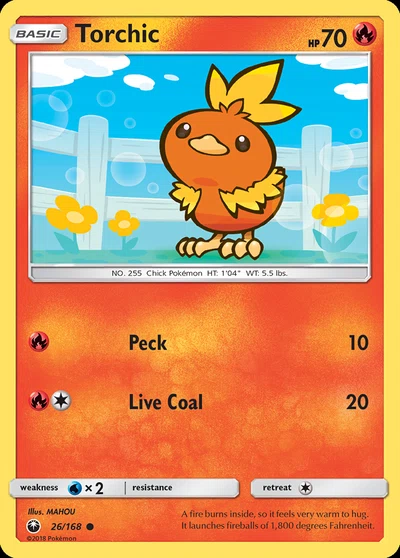 Torchic – Celestial Storm nr 026/168 (Standard)