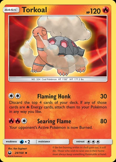 Torkoal – Celestial Storm nr 029/168 (Standard)