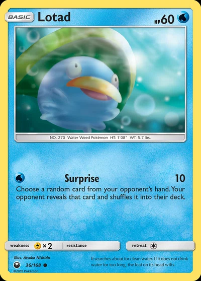 Lotad – Celestial Storm nr 036/168 (Standard)