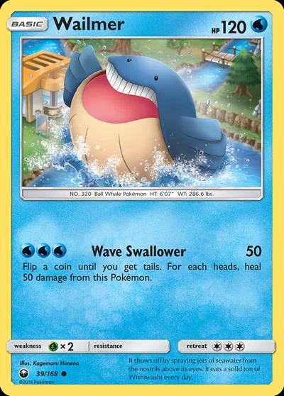 Wailmer – Celestial Storm nr 039/168 (Standard)