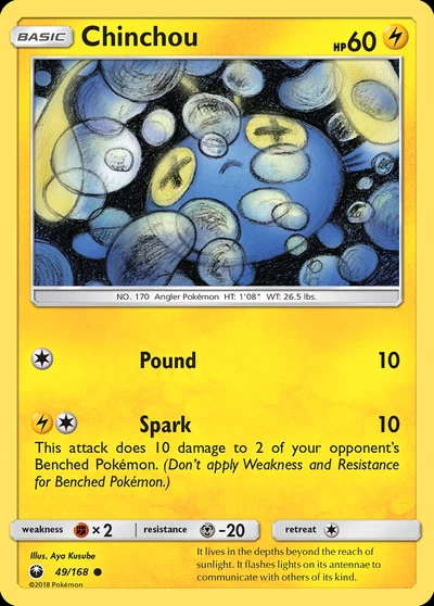 Chinchou – Celestial Storm nr 049/168 (Standard)