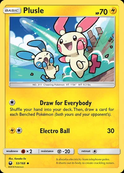 Plusle – Celestial Storm nr 053/168 (Standard)