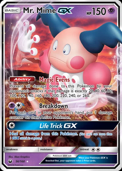 Mr. Mime-GX – Celestial Storm nr 056/168 (Standard)