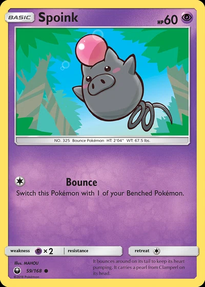 Spoink – Celestial Storm nr 059/168 (Standard)