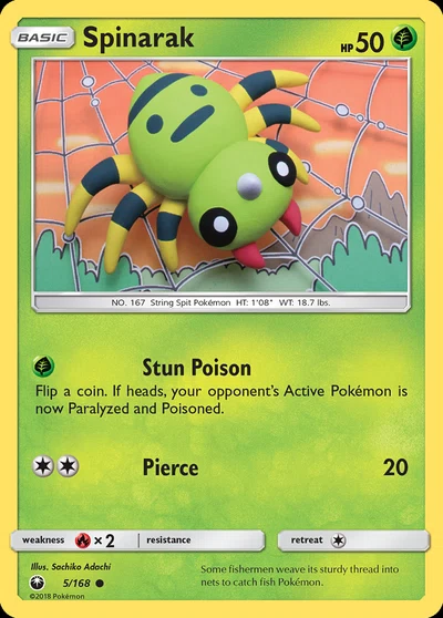 Spinarak – Celestial Storm nr 005/168 (Standard)