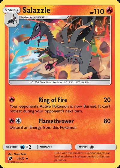 Salazzle – Dragon Majesty nr 014/070 (Standard)