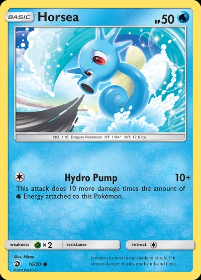 Horsea – Dragon Majesty nr 016/070 (Standard)