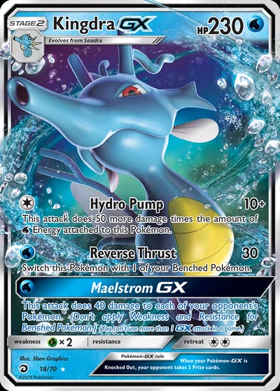 Kingdra-GX – Dragon Majesty nr 018/070 (Standard)