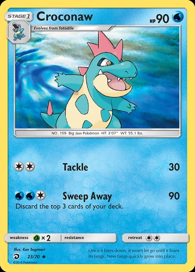 Croconaw – Dragon Majesty nr 023/070 (Standard)