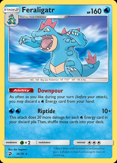 Feraligatr – Dragon Majesty nr 024/070 (Standard)