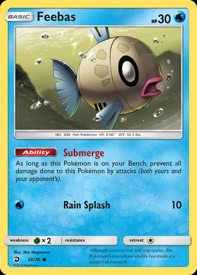 Feebas – Dragon Majesty nr 028/070 (Standard)