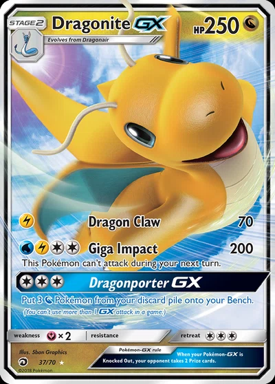 Dragonite-GX – Dragon Majesty nr 037/070 (Standard)