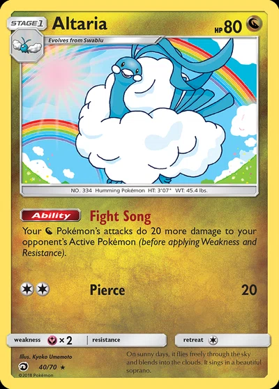 Altaria – Dragon Majesty nr 040/070 (Standard)