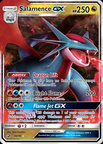 Salamence-GX – Dragon Majesty nr 044/070 (Standard)