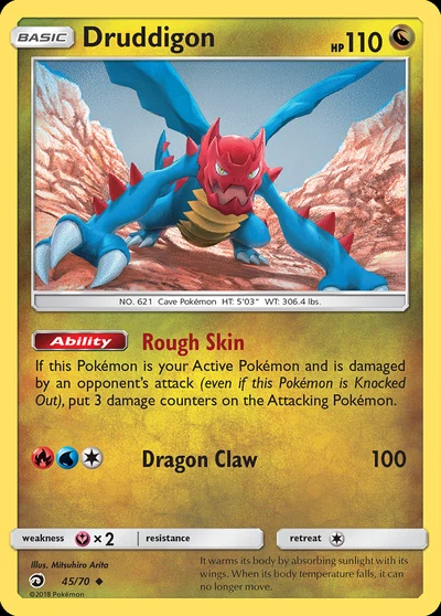Druddigon – Dragon Majesty nr 045/070 (Standard)