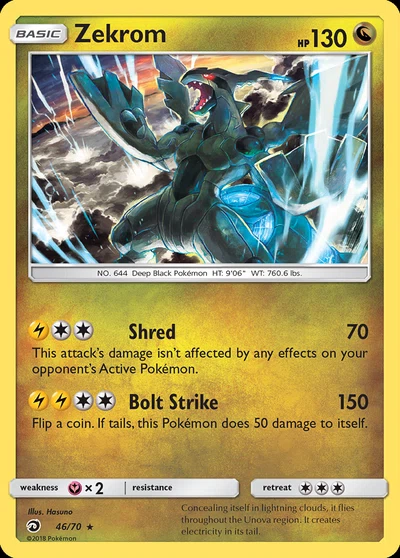 Zekrom – Dragon Majesty nr 046/070 (Standard)