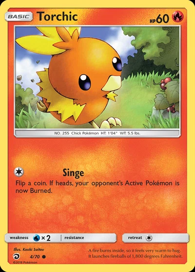 Torchic – Dragon Majesty nr 004/070 (Standard)