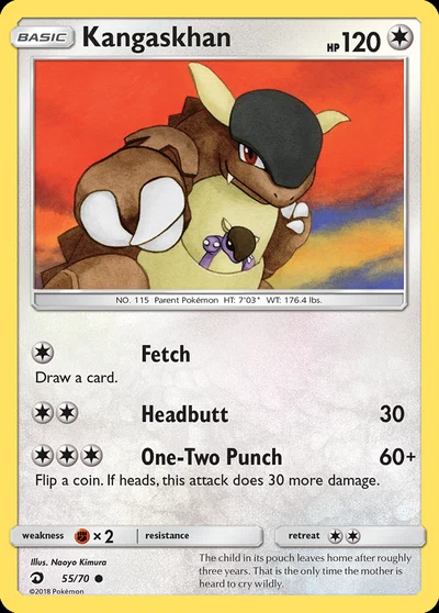 Kangaskhan – Dragon Majesty nr 055/070 (Standard)