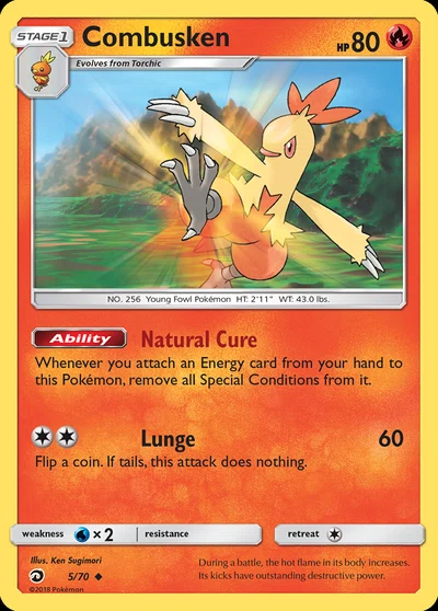 Combusken – Dragon Majesty nr 005/070 (Standard)