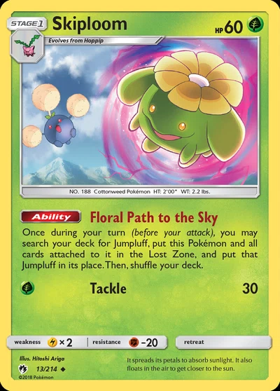 Skiploom – Lost Thunder nr 013/214 (Standard)