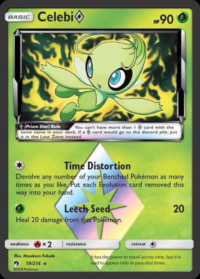 Celebi ◇ – Lost Thunder nr 019/214 (Standard)
