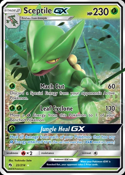 Sceptile-GX – Lost Thunder nr 022/214 (Standard)