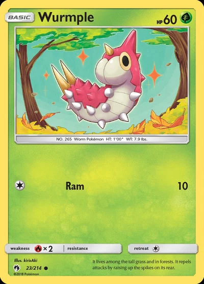 Wurmple – Lost Thunder nr 023/214 (Standard)