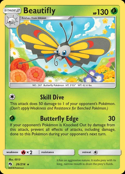 Beautifly – Lost Thunder nr 026/214 (Standard)