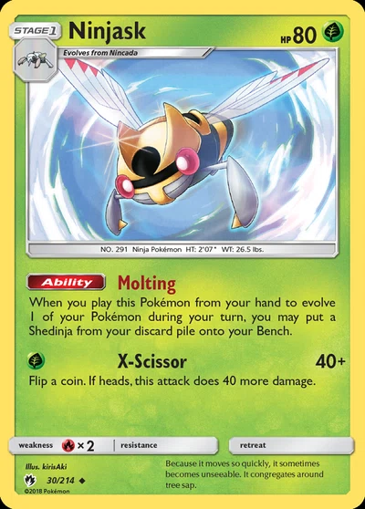 Ninjask – Lost Thunder nr 030/214 (Standard)