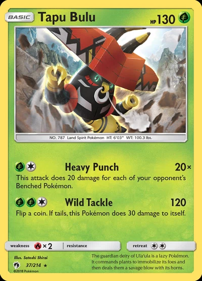 Tapu Bulu – Lost Thunder nr 037/214 (Standard)