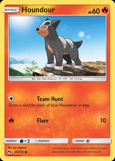 Houndour – Lost Thunder nr 045/214 (Standard)