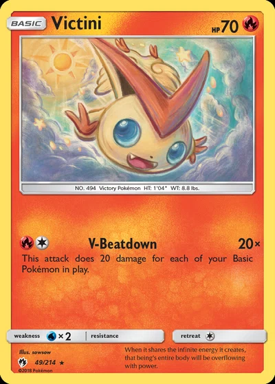 Victini – Lost Thunder nr 049/214 (Standard)