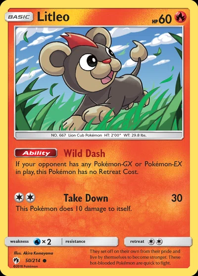 Litleo – Lost Thunder nr 050/214 (Standard)