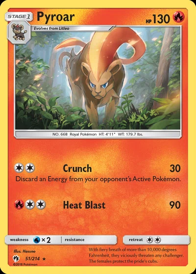 Pyroar – Lost Thunder nr 051/214 (Standard)