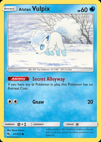 Alolan Vulpix – Lost Thunder nr 053/214 (Standard)