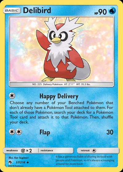Delibird – Lost Thunder nr 057/214 (Standard)