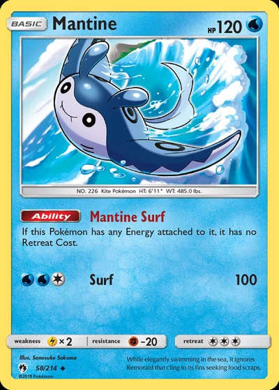 Mantine – Lost Thunder nr 058/214 (Standard)