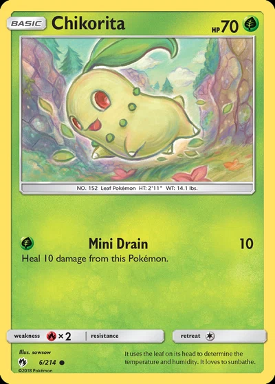 Chikorita – Lost Thunder nr 006/214 (Standard)