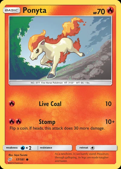 Ponyta – Team Up nr 017/181 (Standard)