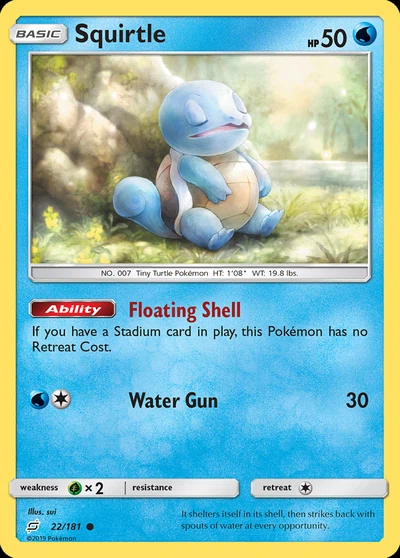 Squirtle – Team Up nr 022/181 (Standard)