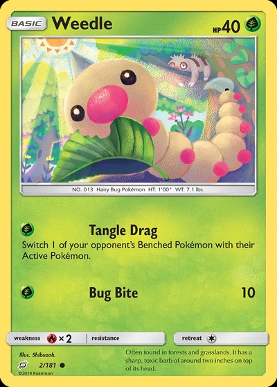 Weedle – Team Up nr 002/181 (Standard)