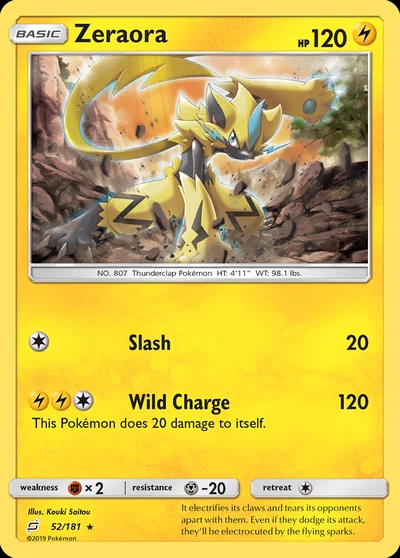 Zeraora – Team Up nr 052/181 (Standard)