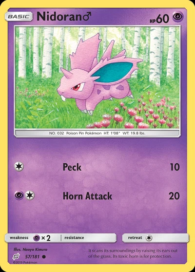 Nidoran ♂ – Team Up nr 057/181 (Standard)