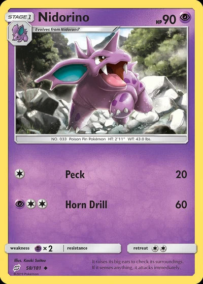 Nidorino – Team Up nr 058/181 (Standard)