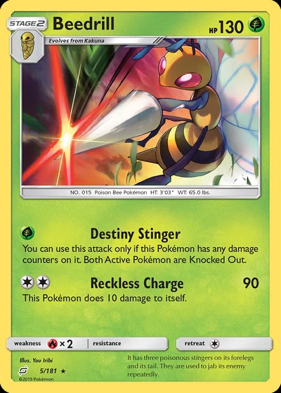 Beedrill – Team Up nr 005/181 (Standard)
